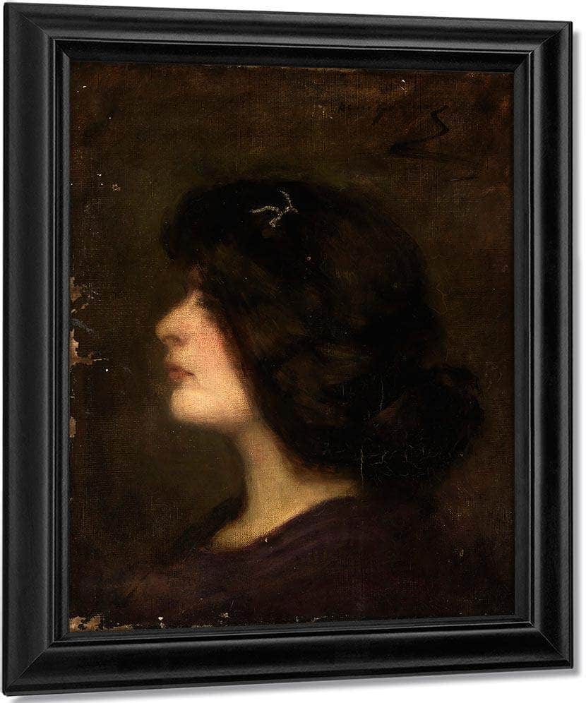 Laura At Fifteen By Alice Pike Barney Fine Art Print