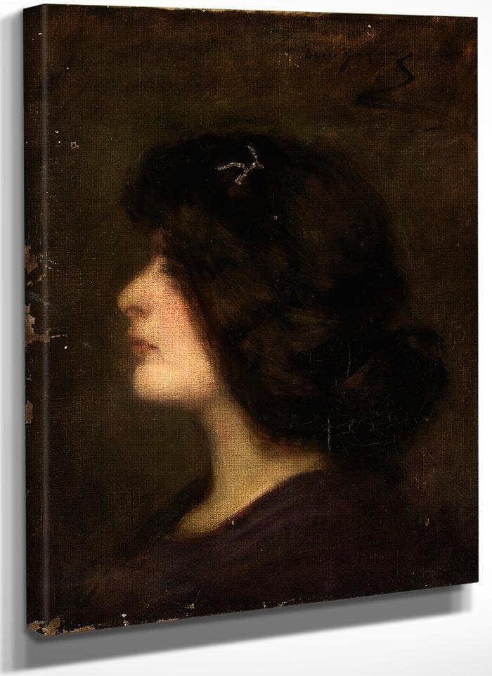 Laura At Fifteen By Alice Pike Barney Fine Art Print