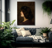 Laura At Fifteen By Alice Pike Barney Fine Art Print