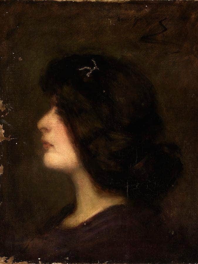 Laura At Fifteen By Alice Pike Barney Fine Art Print