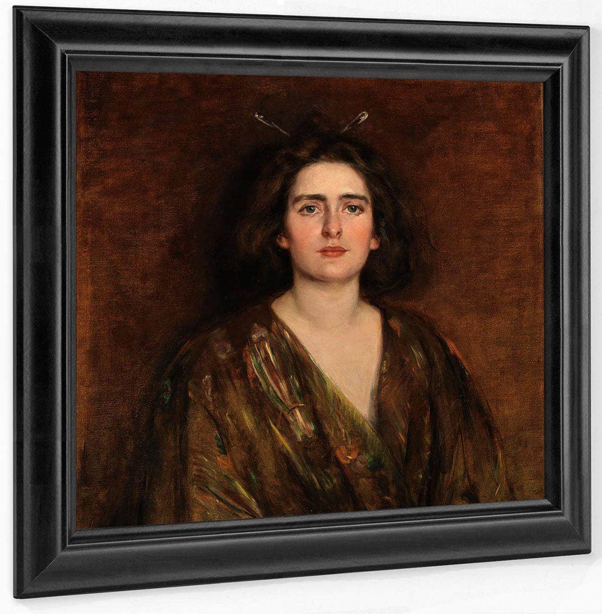 Laura At Sixteen By Alice Pike Barney Fine Art Print