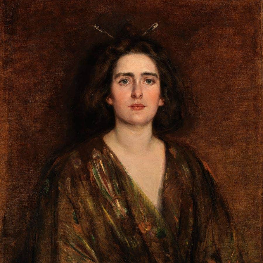 Laura At Sixteen By Alice Pike Barney Fine Art Print