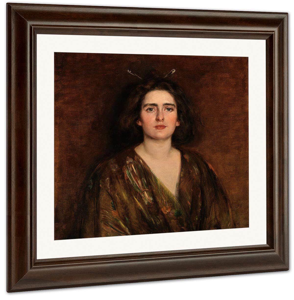 Laura At Sixteen By Alice Pike Barney Fine Art Print