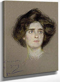 Laura Attentive By Alice Pike Barney Fine Art Print