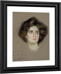 Laura Attentive By Alice Pike Barney Fine Art Print