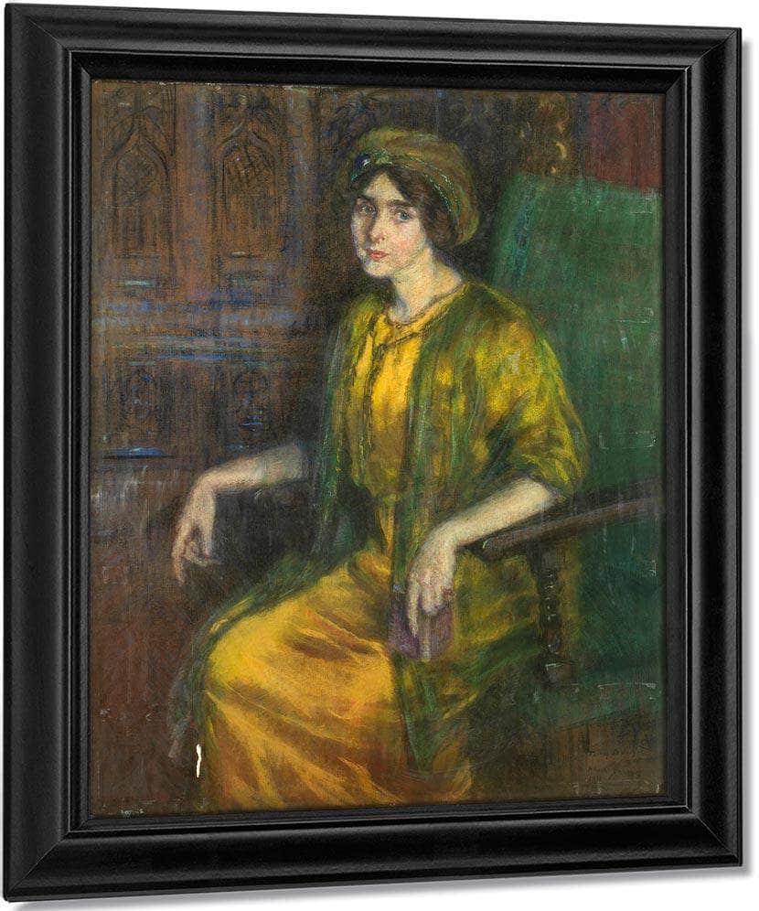 Laura Dreyfus Barney By Alice Pike Barney Fine Art Print