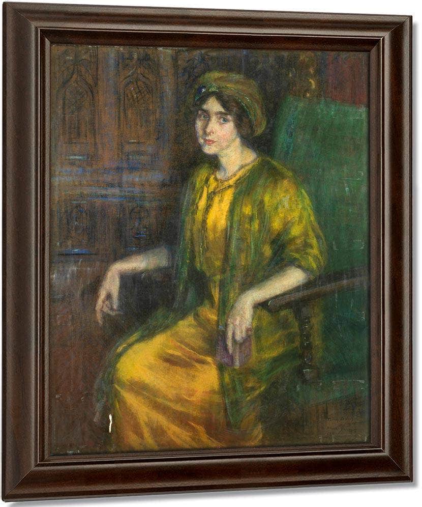 Laura Dreyfus Barney By Alice Pike Barney Fine Art Print