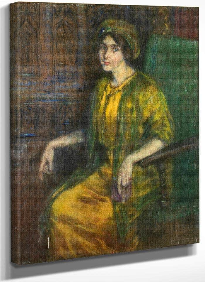 Laura Dreyfus Barney By Alice Pike Barney Fine Art Print