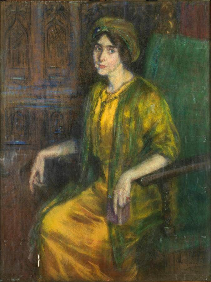 Laura Dreyfus Barney By Alice Pike Barney Fine Art Print