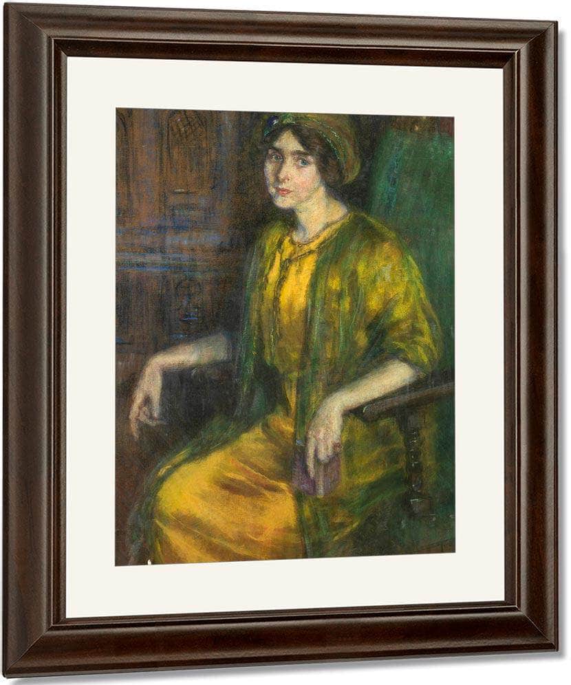 Laura Dreyfus Barney By Alice Pike Barney Fine Art Print