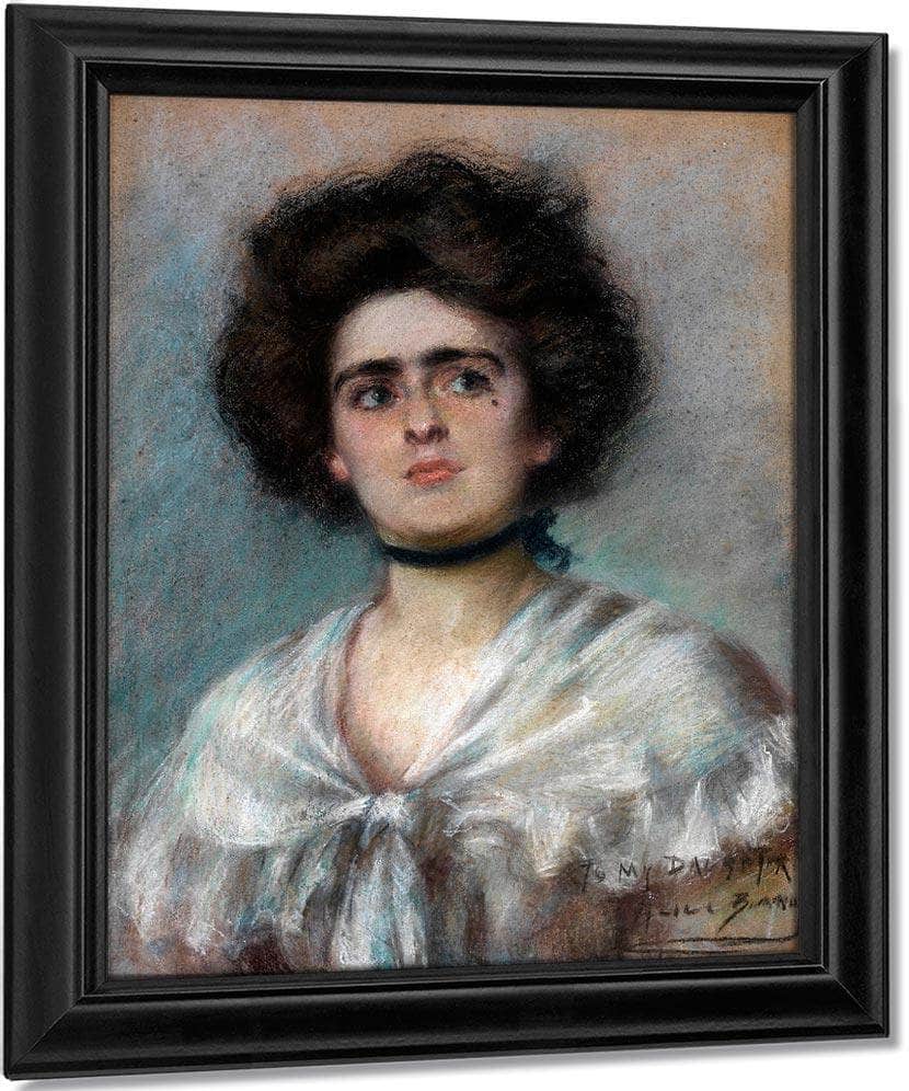 Laura In Fichu By Alice Pike Barney Fine Art Print