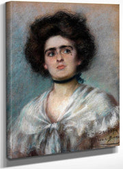 Laura In Fichu By Alice Pike Barney Fine Art Print