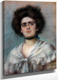 Laura In Fichu By Alice Pike Barney Fine Art Print