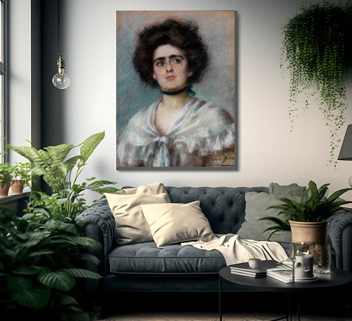 Laura In Fichu By Alice Pike Barney Fine Art Print