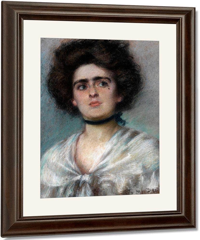 Laura In Fichu By Alice Pike Barney Fine Art Print