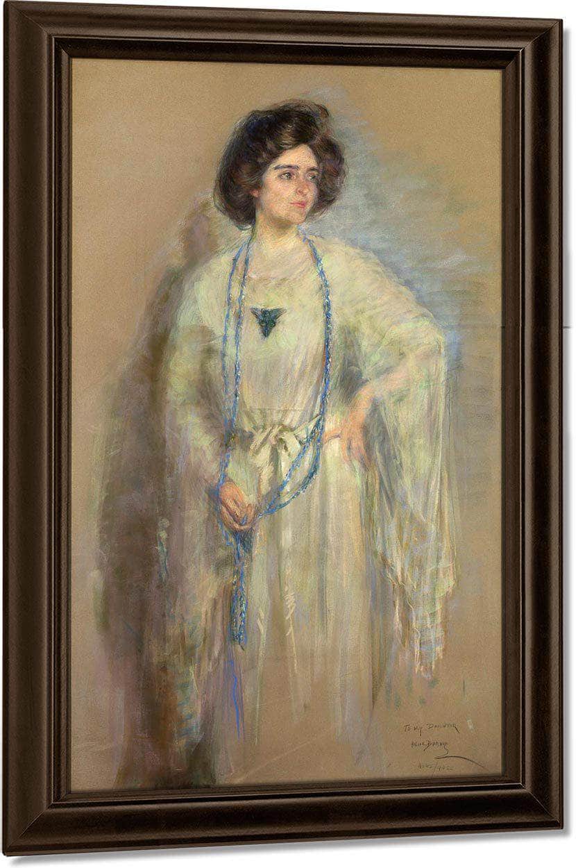 Laura In Whites By Alice Pike Barney Fine Art Print
