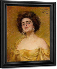 Laura In Yellow By Alice Pike Barney Fine Art Print