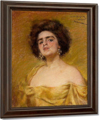 Laura In Yellow By Alice Pike Barney Fine Art Print