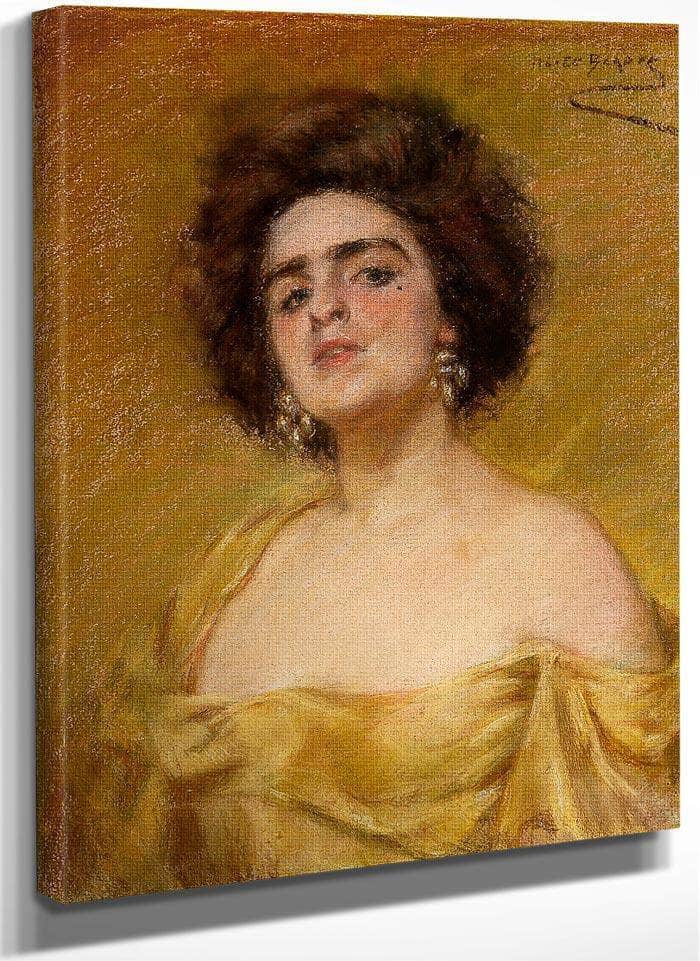 Laura In Yellow By Alice Pike Barney Fine Art Print