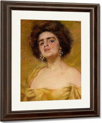 Laura In Yellow By Alice Pike Barney Fine Art Print