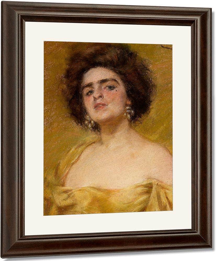 Laura In Yellow By Alice Pike Barney Fine Art Print