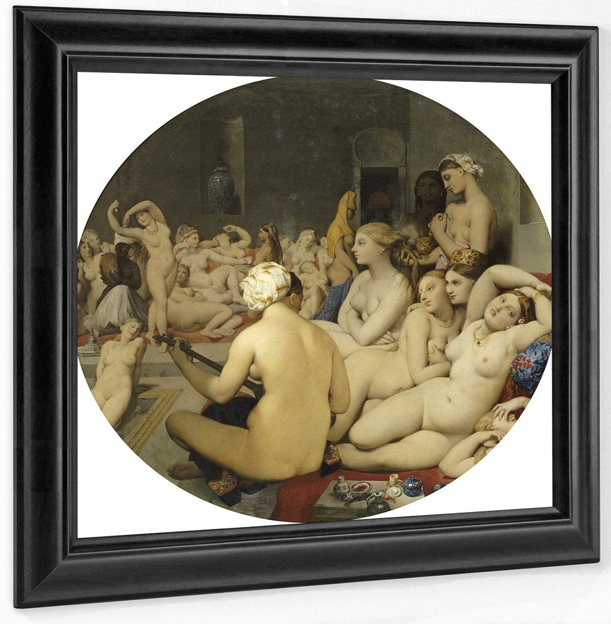Le Bain Turc By Jean Auguste Dominique Ingres Fine Art Print