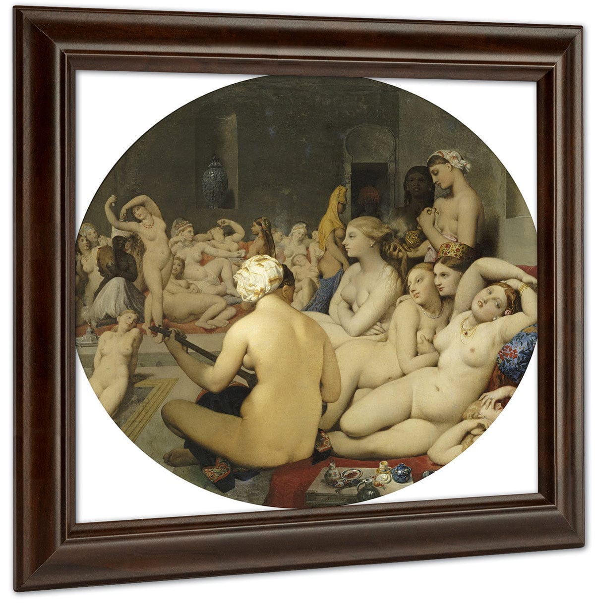 Le Bain Turc By Jean Auguste Dominique Ingres Fine Art Print