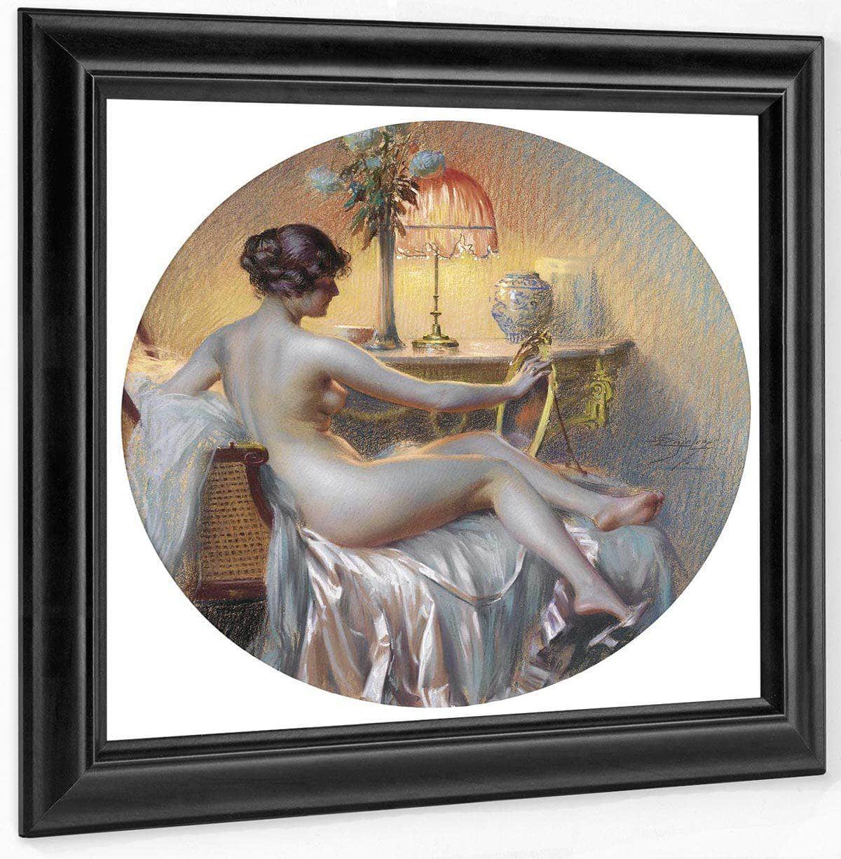 Le Boudoir 2 By Enjolras Delphin Fine Art Print
