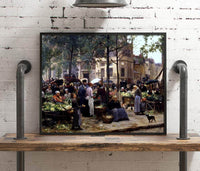 Le Carreau Des Halles Painting Victor Gabriel Gilbert Canvas Art Fine Art Print