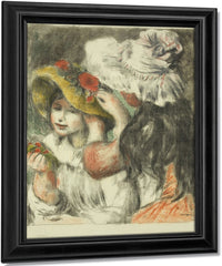 Le Chapeau Epingle 1 By Pierre Auguste Renoir Fine Art Print