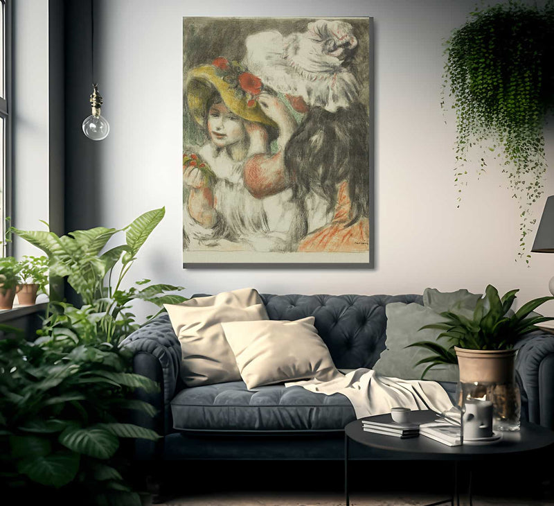 Le Chapeau Epingle 1 By Pierre Auguste Renoir Fine Art Print