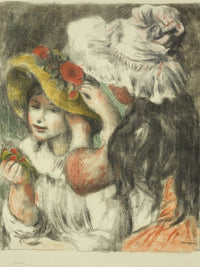 Le Chapeau Epingle 1 By Pierre Auguste Renoir Fine Art Print