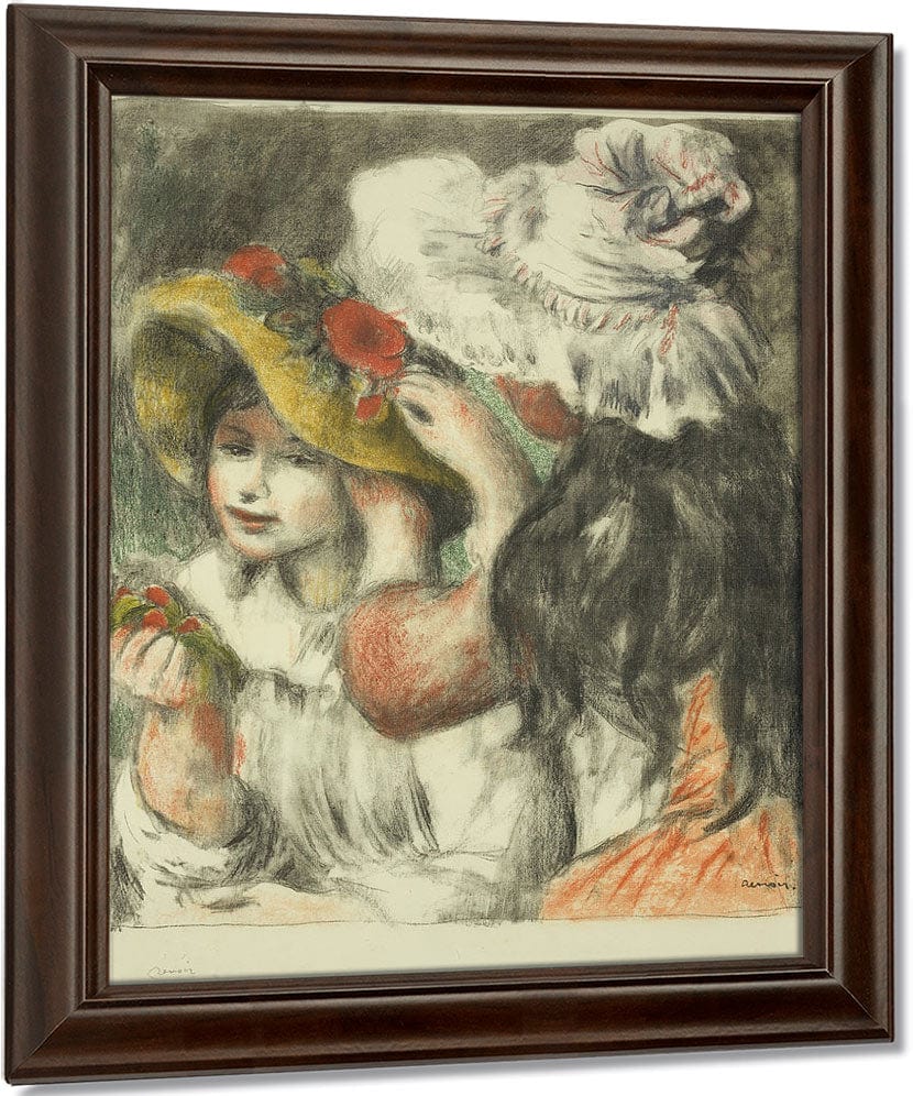 Le Chapeau Epingle By Pierre Auguste Renoir Fine Art Print