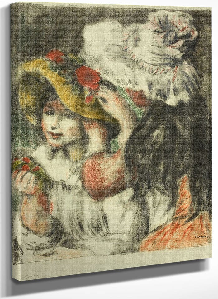 Le Chapeau Epingle By Pierre Auguste Renoir Fine Art Print