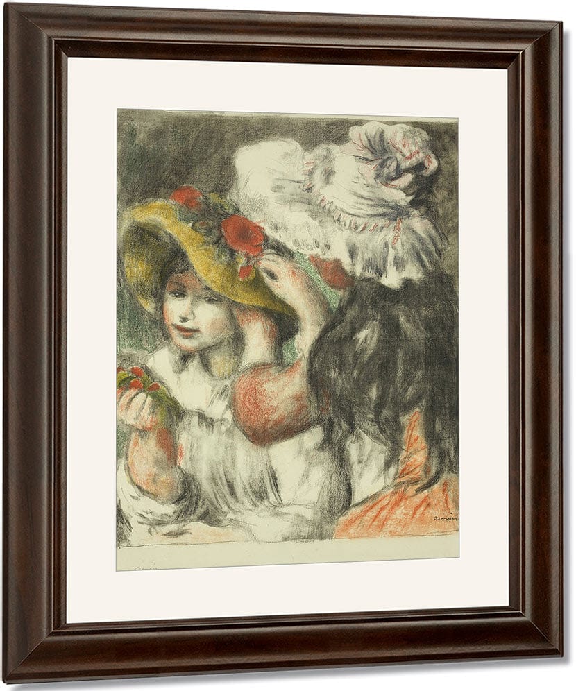 Le Chapeau Epingle By Pierre Auguste Renoir Fine Art Print