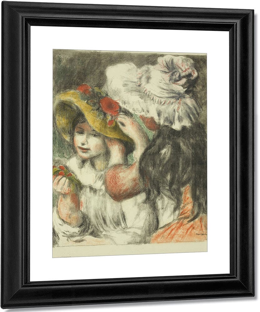 Le Chapeau Epingle By Pierre Auguste Renoir Fine Art Print