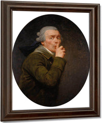 Le Discret 1791 By Joseph Ducreux Fine Art Print