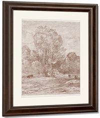 Le Dormoir Des Vaches (The Cow Pasture) By Jean Baptiste Camille Corot Fine Art Print