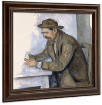 Le Joueur De Cartes (The Cardplayer) By Paul Cezanne Fine Art Print