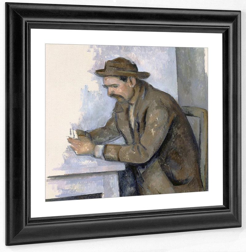 Le Joueur De Cartes (The Cardplayer) By Paul Cezanne Fine Art Print