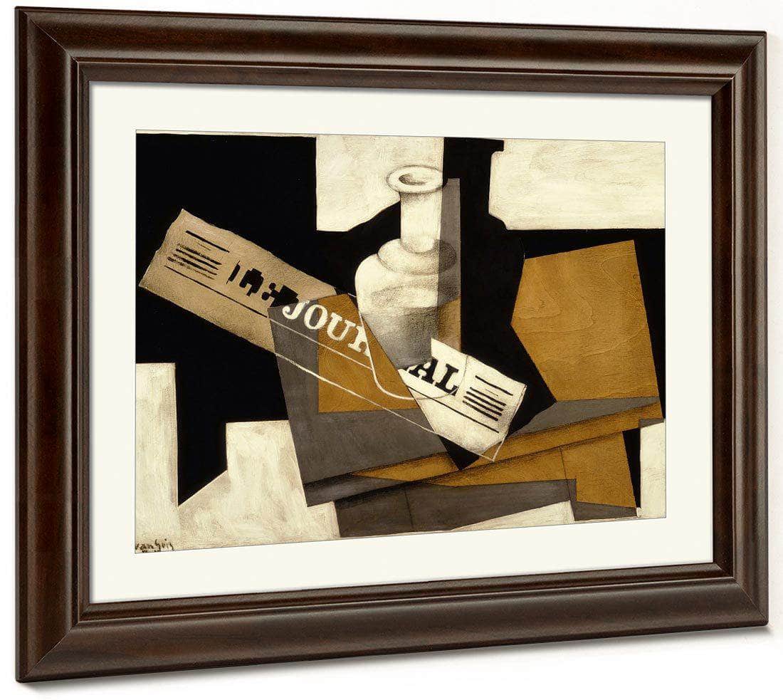 Le Journal By Juan Gris Fine Art Print