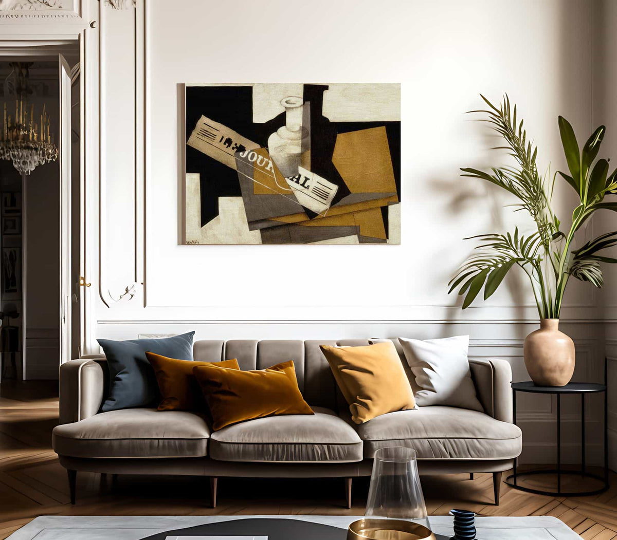 Le Journal By Juan Gris Fine Art Print