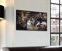 Le Marche Parisien Painting Victor Gabriel Gilbert Canvas Art Fine Art Print