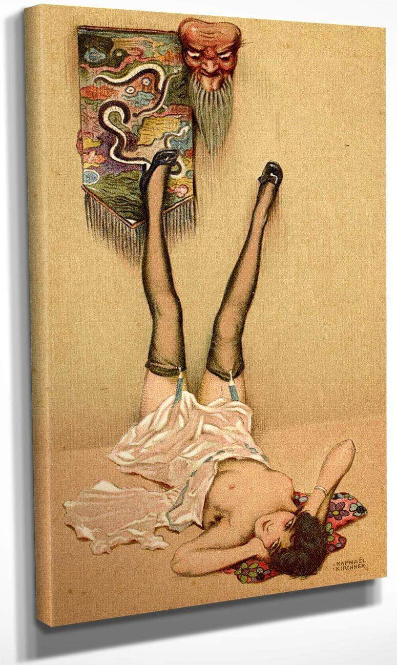 Le Masque Impassible Firstworldwar Com1 By Raphael Kirchner Fine Art Print