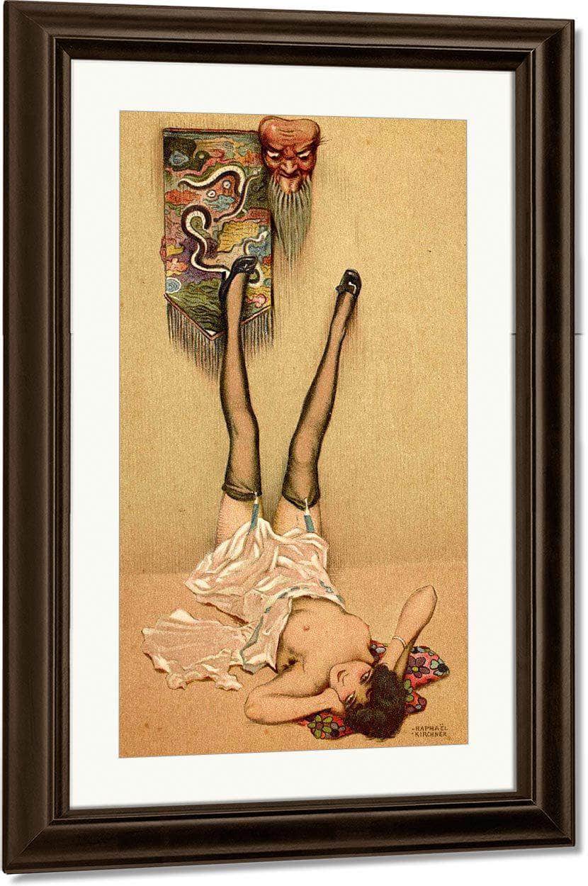 Le Masque Impassible Firstworldwar Com1 By Raphael Kirchner Fine Art Print