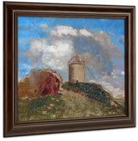 Le Moulin A Vent By Odilon Redon Fine Art Print