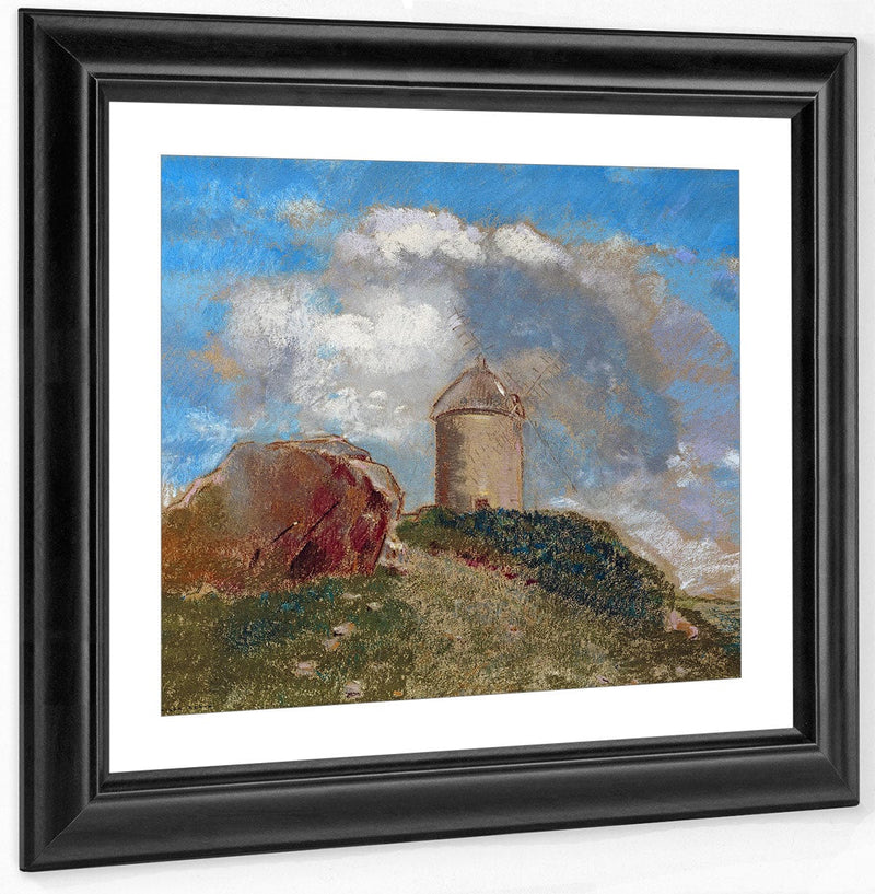 Le Moulin A Vent By Odilon Redon Fine Art Print