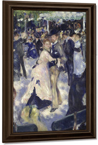 Le Moulin De La Galette, Detail Of The Dancers By Pierre Auguste Renoir Fine Art Print