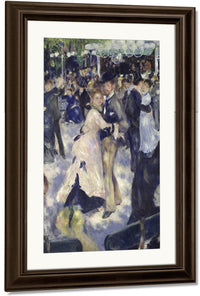 Le Moulin De La Galette, Detail Of The Dancers By Pierre Auguste Renoir Fine Art Print