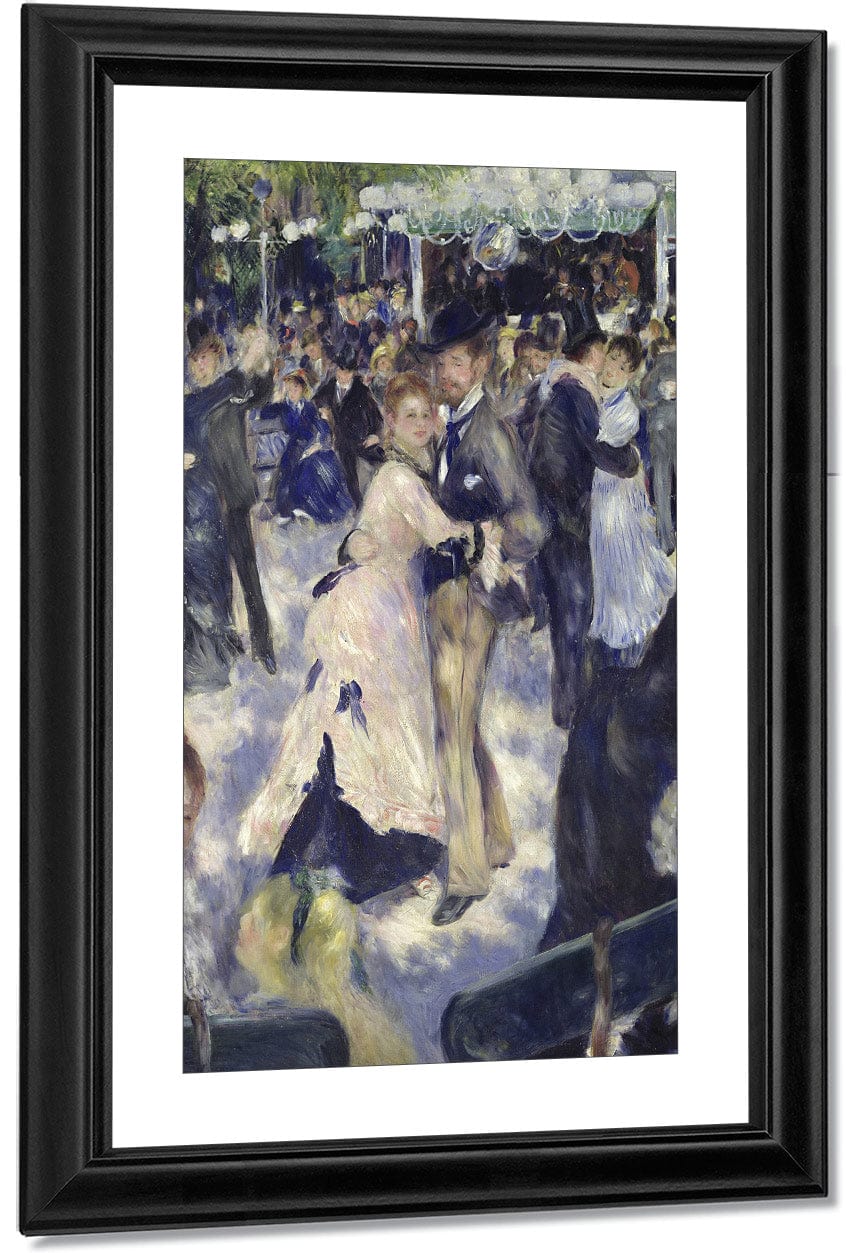 Le Moulin De La Galette, Detail Of The Dancers By Pierre Auguste Renoir Fine Art Print